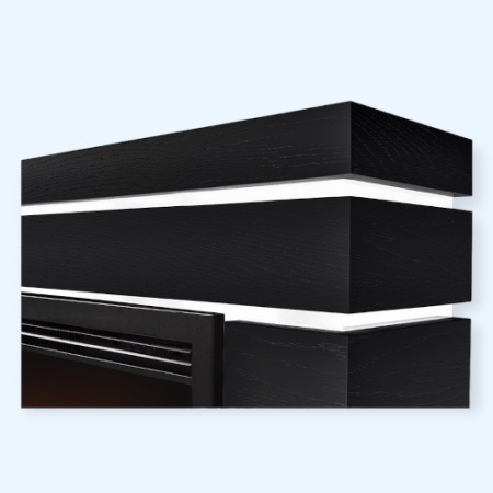 Moderno 30 шпон чёрный дуб (1241831) Firelight Портал